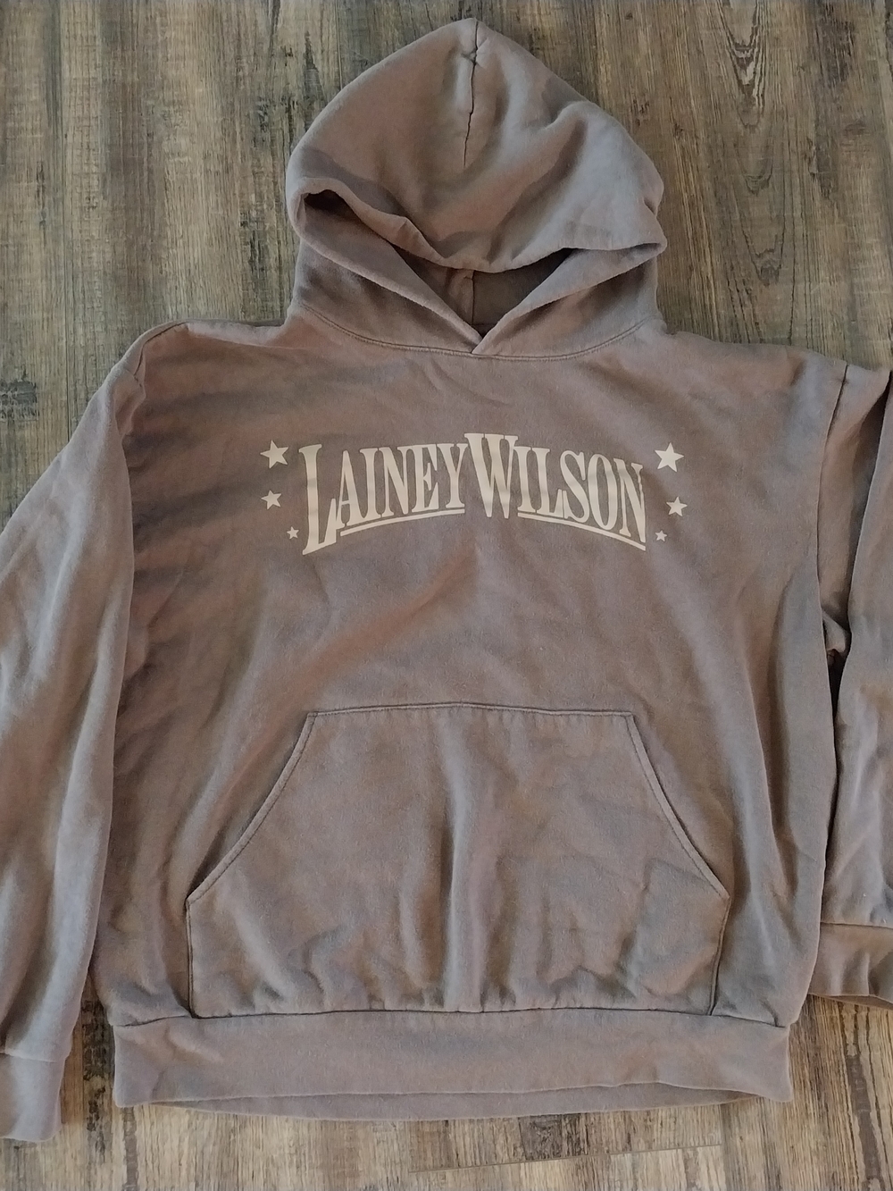 Lainey Wilson Whirlwind World Tour Graphic Hoodie - Dusty Mauve - Picture 2 of 5